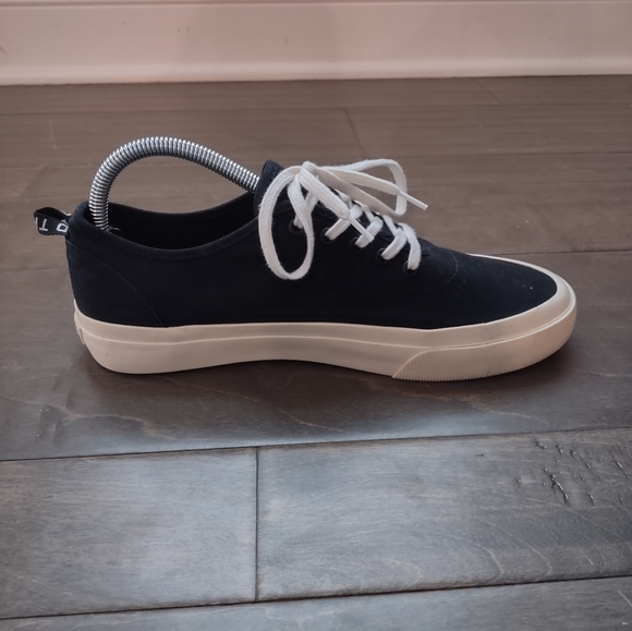 Everlane Tread The Forever Sneaker Black Canvas Lace Up - Picture 10 of 13